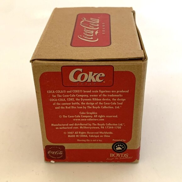 Coca-Cola Boyds Bears Figurine Classic Hits Jukebox 1st Edition Trinket Box Vtg - Picture 13 of 14